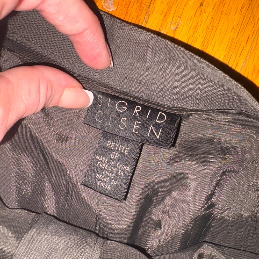 Sigrid Olsen Gray Chinos for Effortless Style